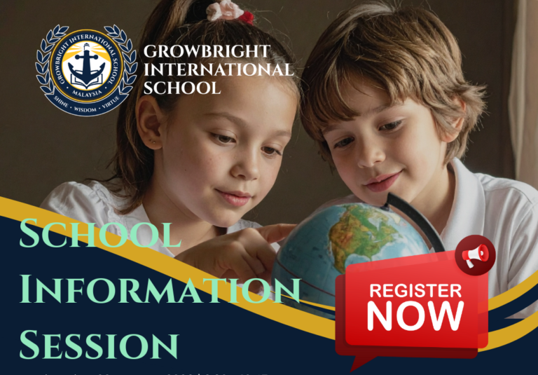 GrowBright International School info Session Banner